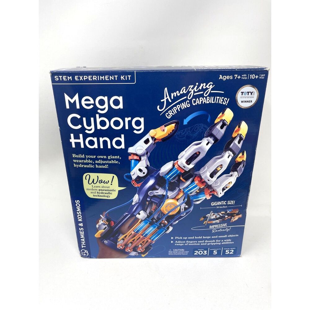 Thames & Kosmos Mega Cyborg Hand STEM Experiment Kit Build Your Own GIANT Hand - Picture 2 of 11